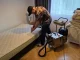 Curățare profesională a unei saltele la domiciliu, realizată de OradeaCuAbur în Oradea